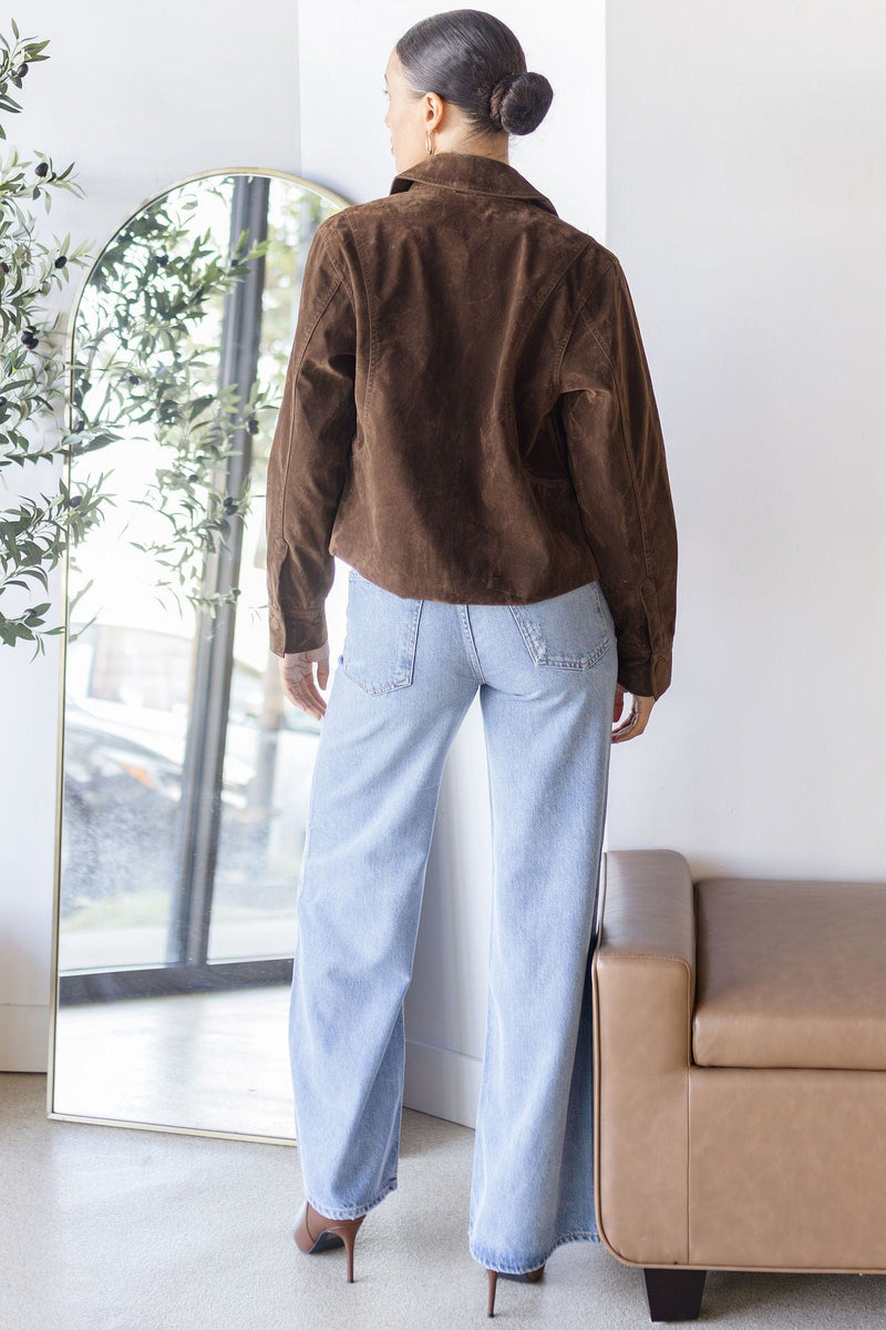Canyon Cropped Suede Jacket Canyon Cropped Suede Jacket