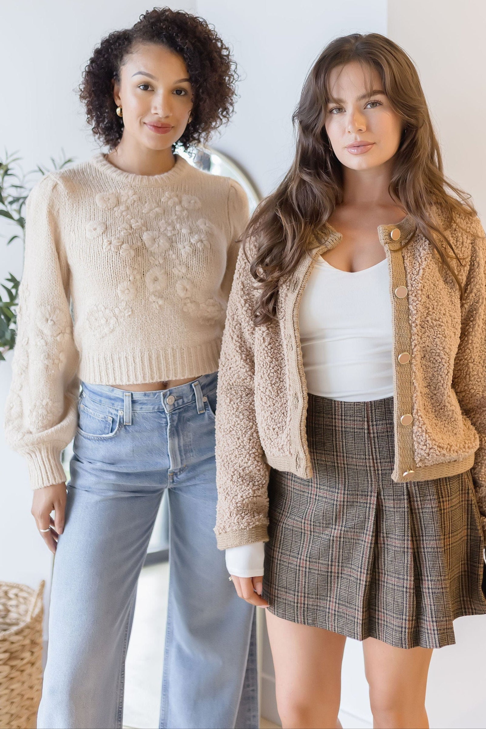 Tilda Embroidered Flower Sweater