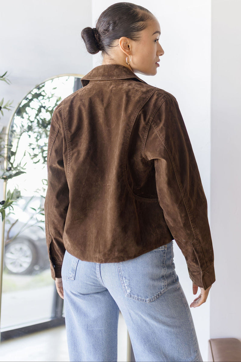 Canyon Cropped Suede Jacket Canyon Cropped Suede Jacket