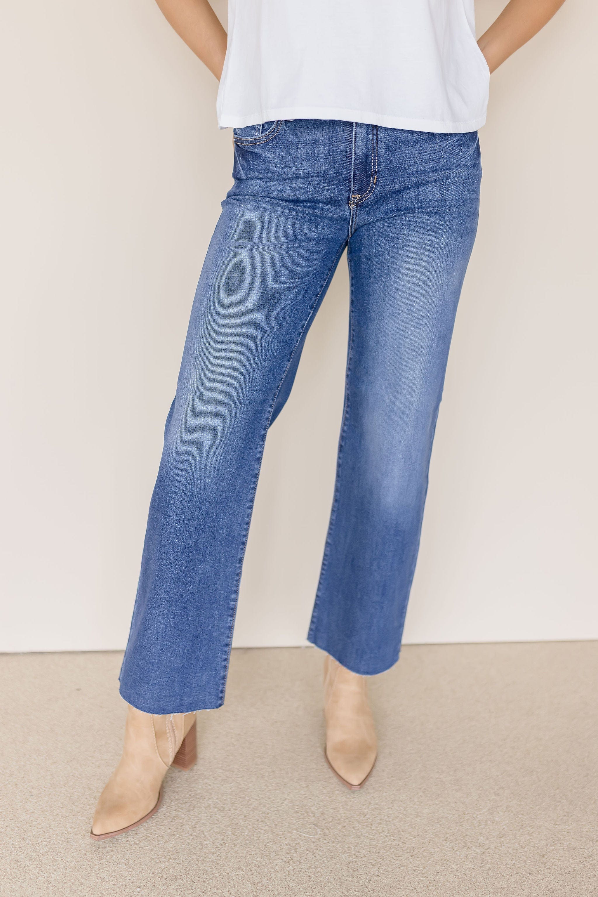 Slim Palazzo Scissor Cut Jeans Slim Palazzo Scissor Cut Jeans