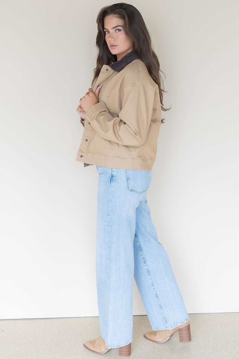 Ryder Corduroy Collared Barn Jacket Ryder Corduroy Collared Barn Jacket