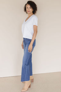 Slim Palazzo Scissor Cut Jeans Slim Palazzo Scissor Cut Jeans