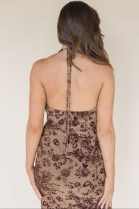 Sena Cowl Neck Ruched Maxi Dress Sena Cowl Neck Ruched Maxi Dress