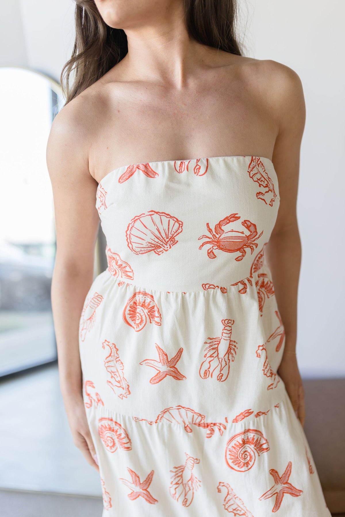 Lunette Seas The Moment Strapless Open Back Midi Dress | Wild Dove Boutique | San Diego,CA Lunette Seas The Moment Strapless Open Back Midi Dress | Wild Dove Boutique | San Diego,CA