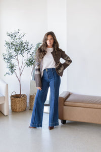 Rounded Hem Sweater Cardigan
