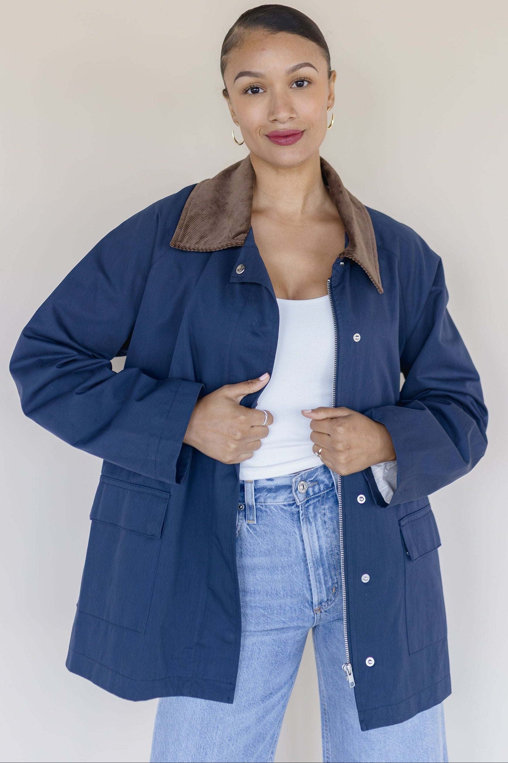 Sheckler Corduroy Collared Workman Jacket