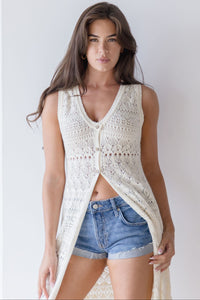 Yasmyn Crochet Duster