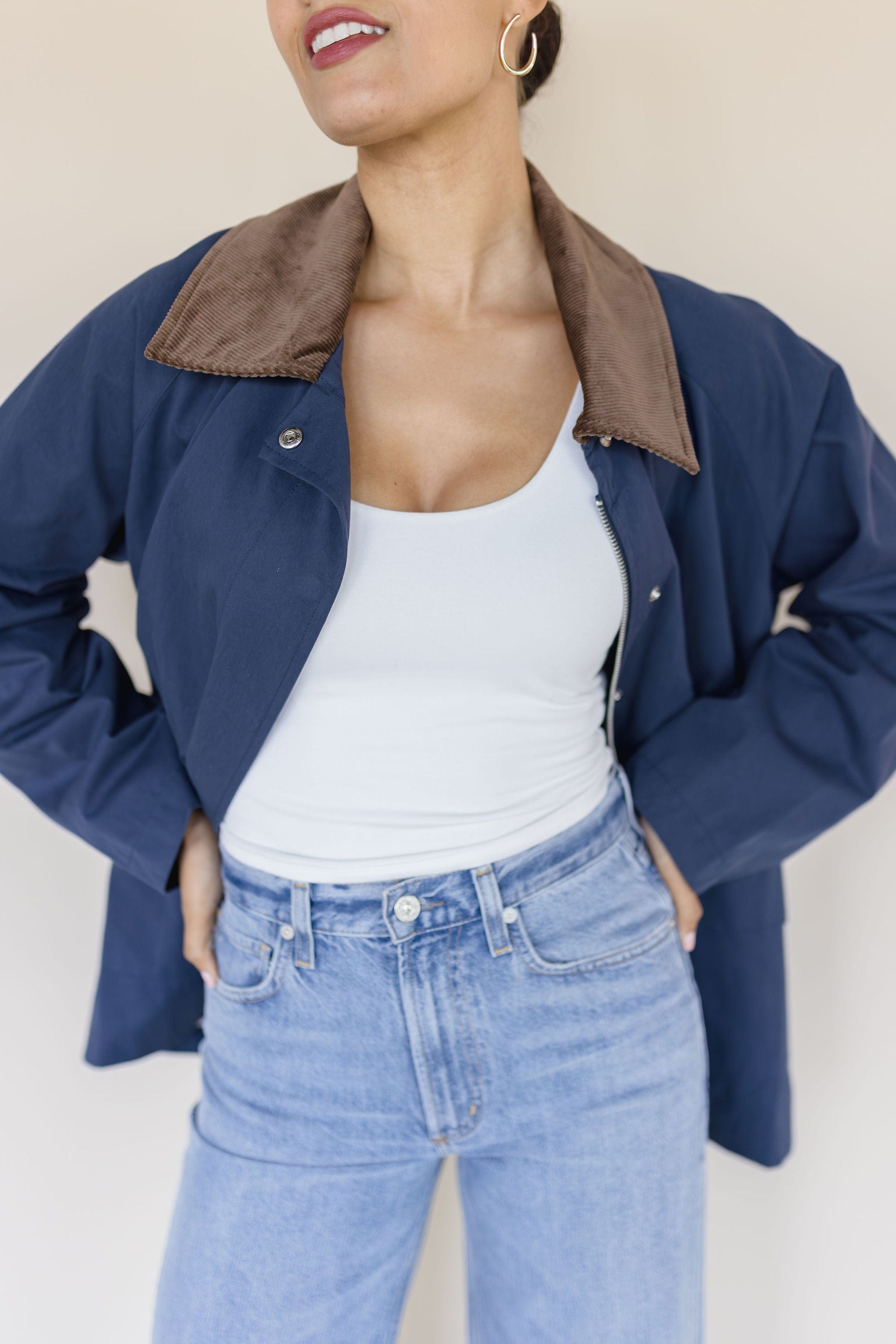 Sheckler Corduroy Collared Workman Jacket