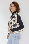 Hailey Embroidered Quilted Vest