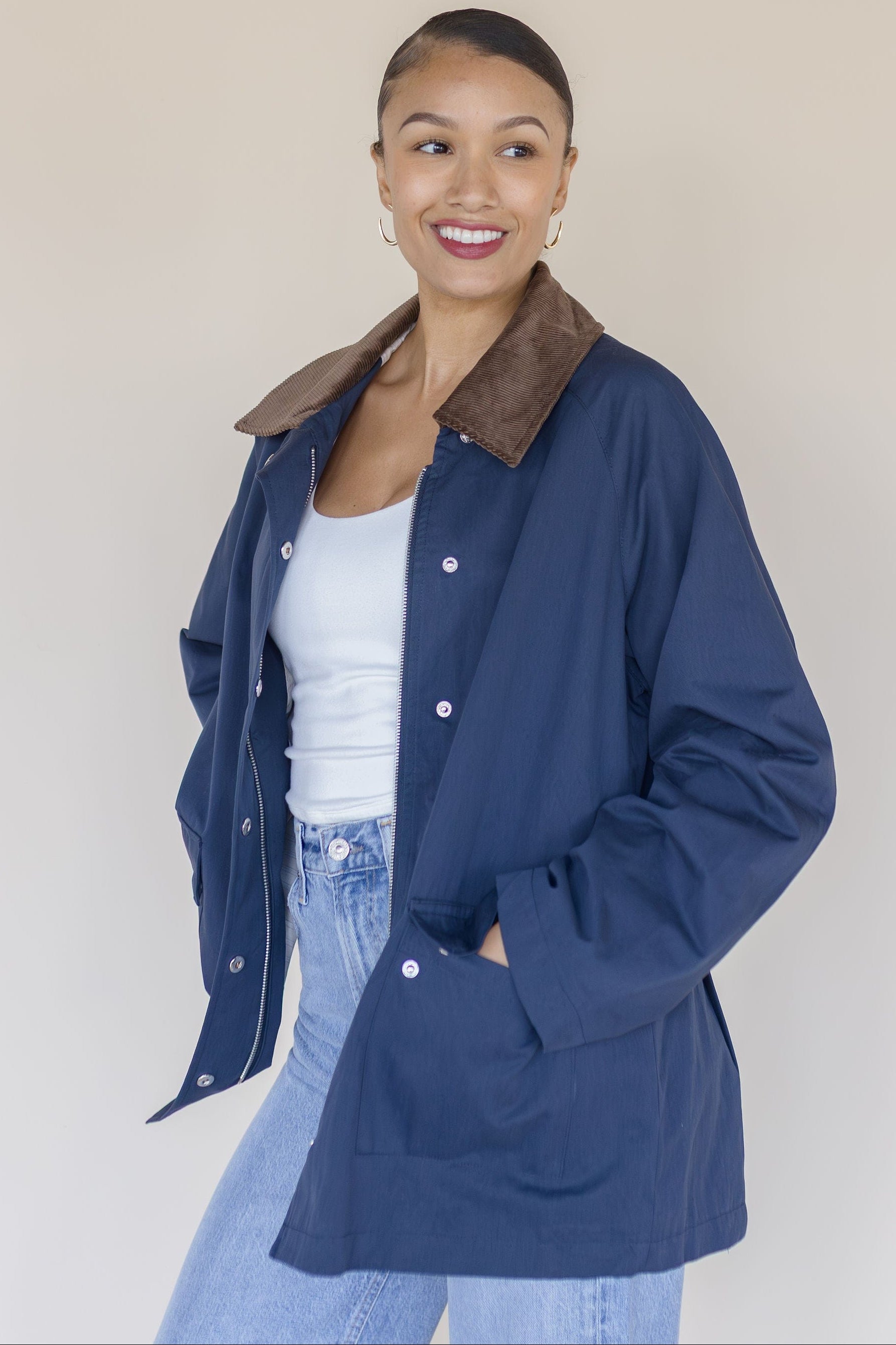 Sheckler Corduroy Collared Workman Jacket