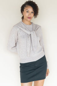 Myra Faux Sweater Tie Sweater Myra Faux Sweater Tie Sweater