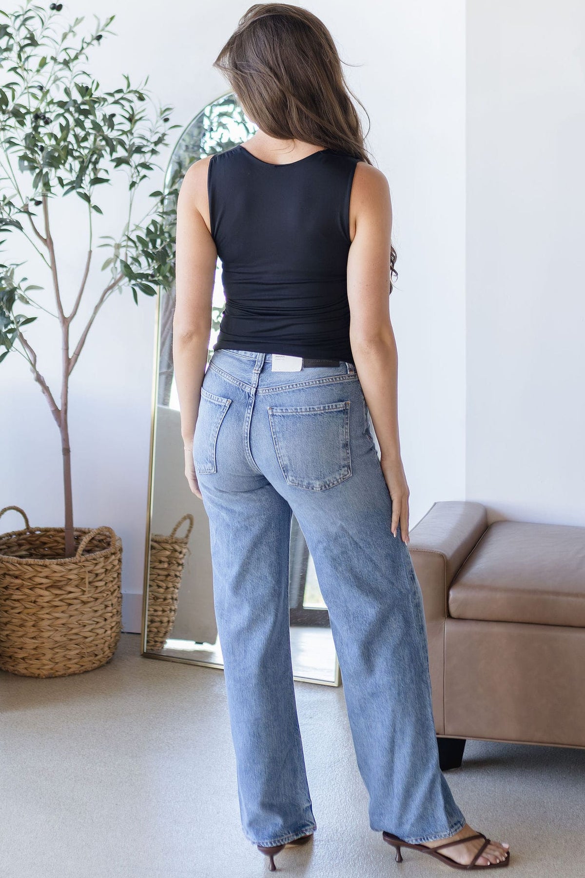 Clean Lines Square Neck Shirred Brami
