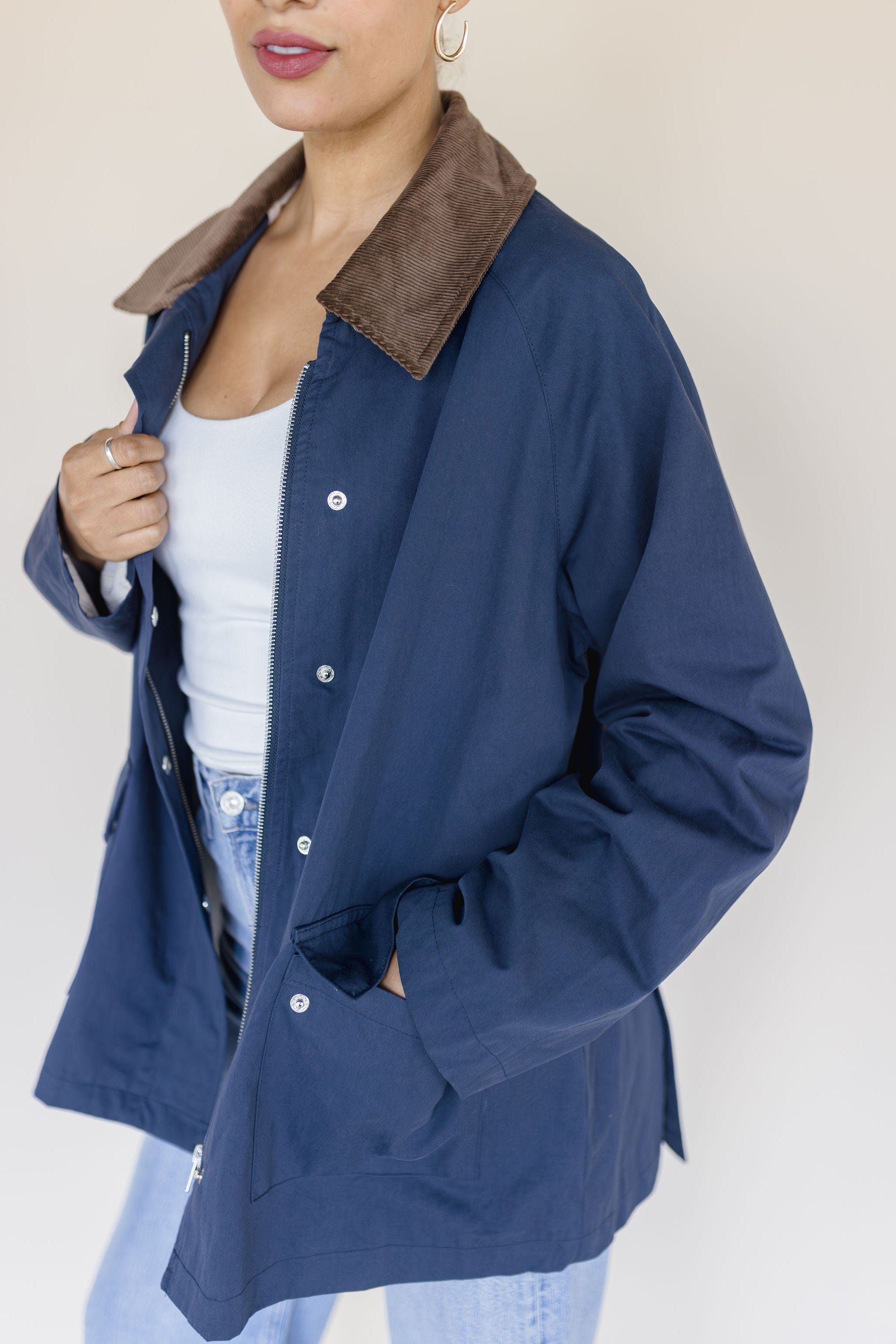 Sheckler Corduroy Collared Workman Jacket