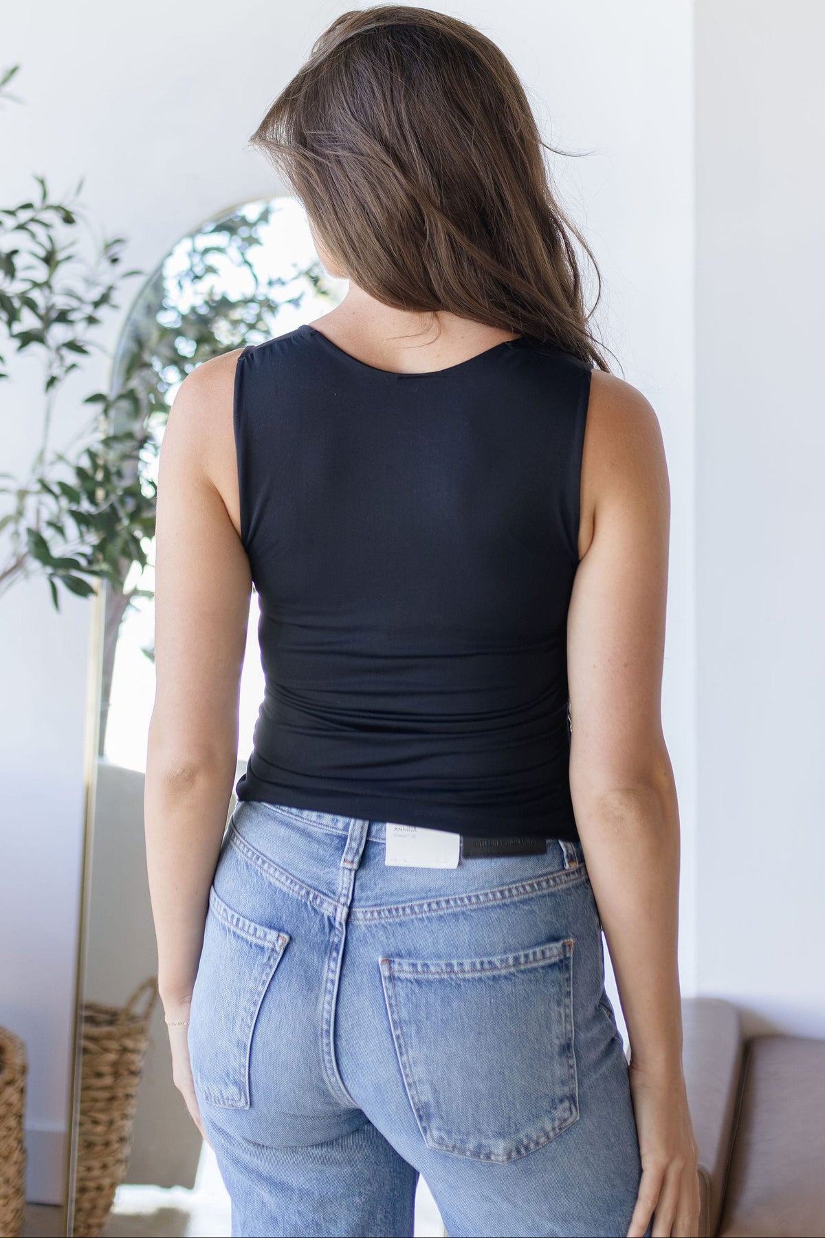 Clean Lines Square Neck Shirred Brami