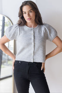 Laney Puff Sleeved Knit Top