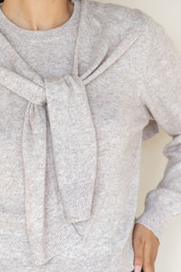 Myra Faux Sweater Tie Sweater Myra Faux Sweater Tie Sweater