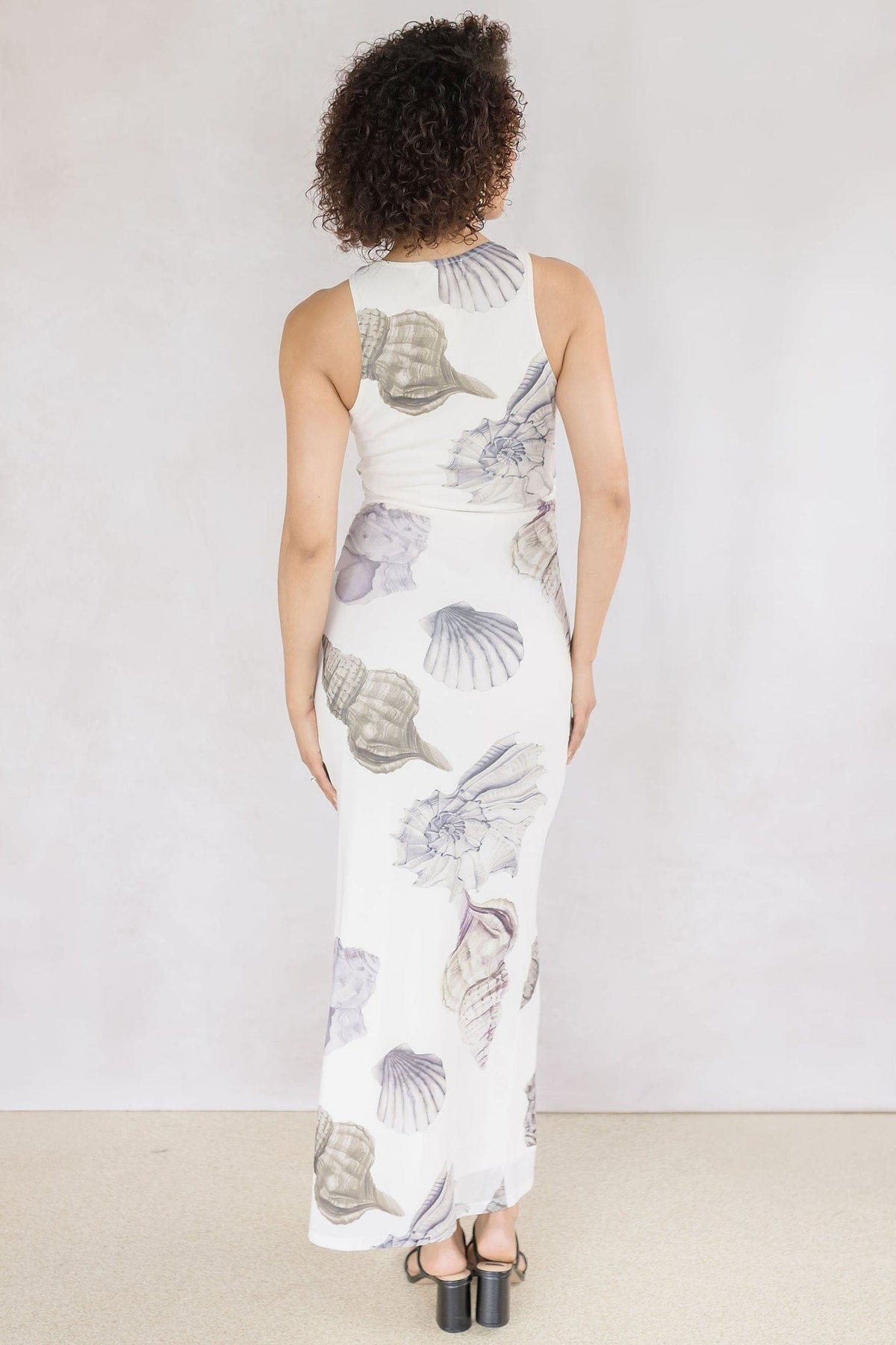 chinese dress ladies Dove Satin Flutter Sleeve Maxi Dress. – Rustic Soul main image 1