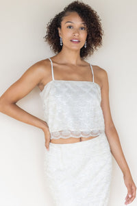 Sabrina Sequin Crop Top Sabrina Sequin Crop Top