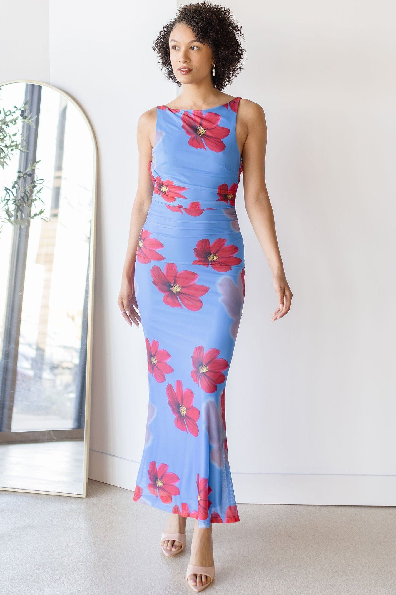 Blue Crush Midi Dress