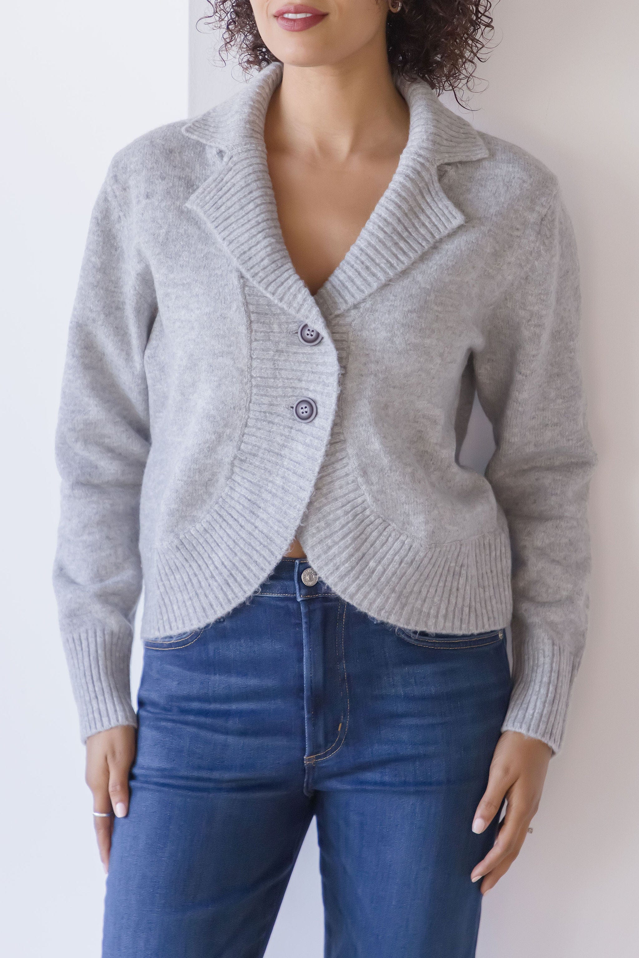 Betsy Curved Hem Cardigan Betsy Curved Hem Cardigan