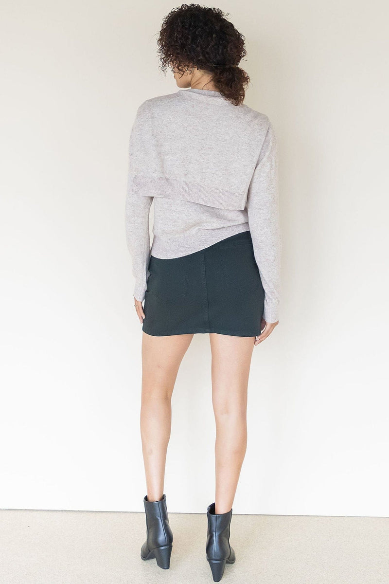 Myra Faux Sweater Tie Sweater Myra Faux Sweater Tie Sweater