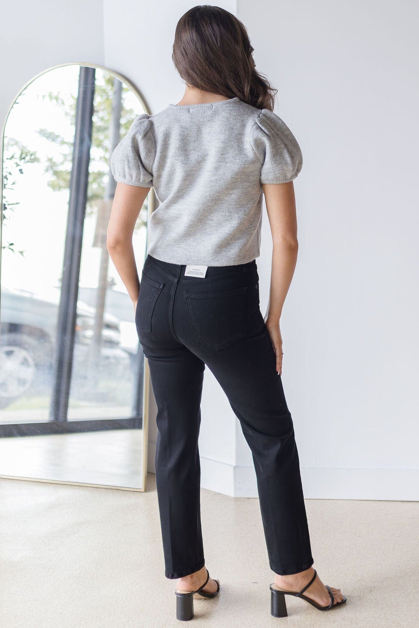 Laney Puff Sleeved Knit Top