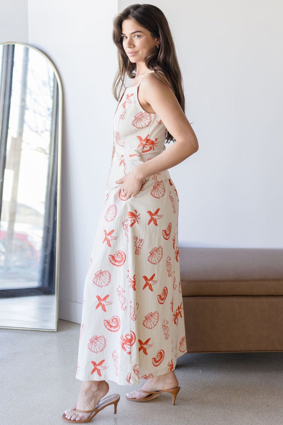 Lunette Shell Shock Vest Top Maxi Dress | Wild Dove Boutique | San Diego,CA Large / Ecru Lunette Shell Shock Vest Top Maxi Dress | Wild Dove Boutique | San Diego,CA Large / Ecru