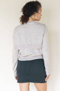 Myra Faux Sweater Tie Sweater Myra Faux Sweater Tie Sweater