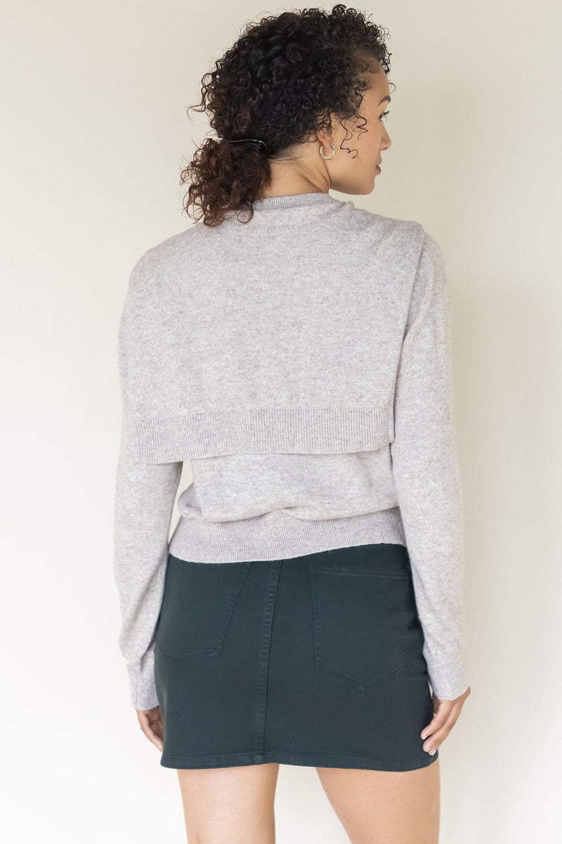 Myra Faux Sweater Tie Sweater Myra Faux Sweater Tie Sweater