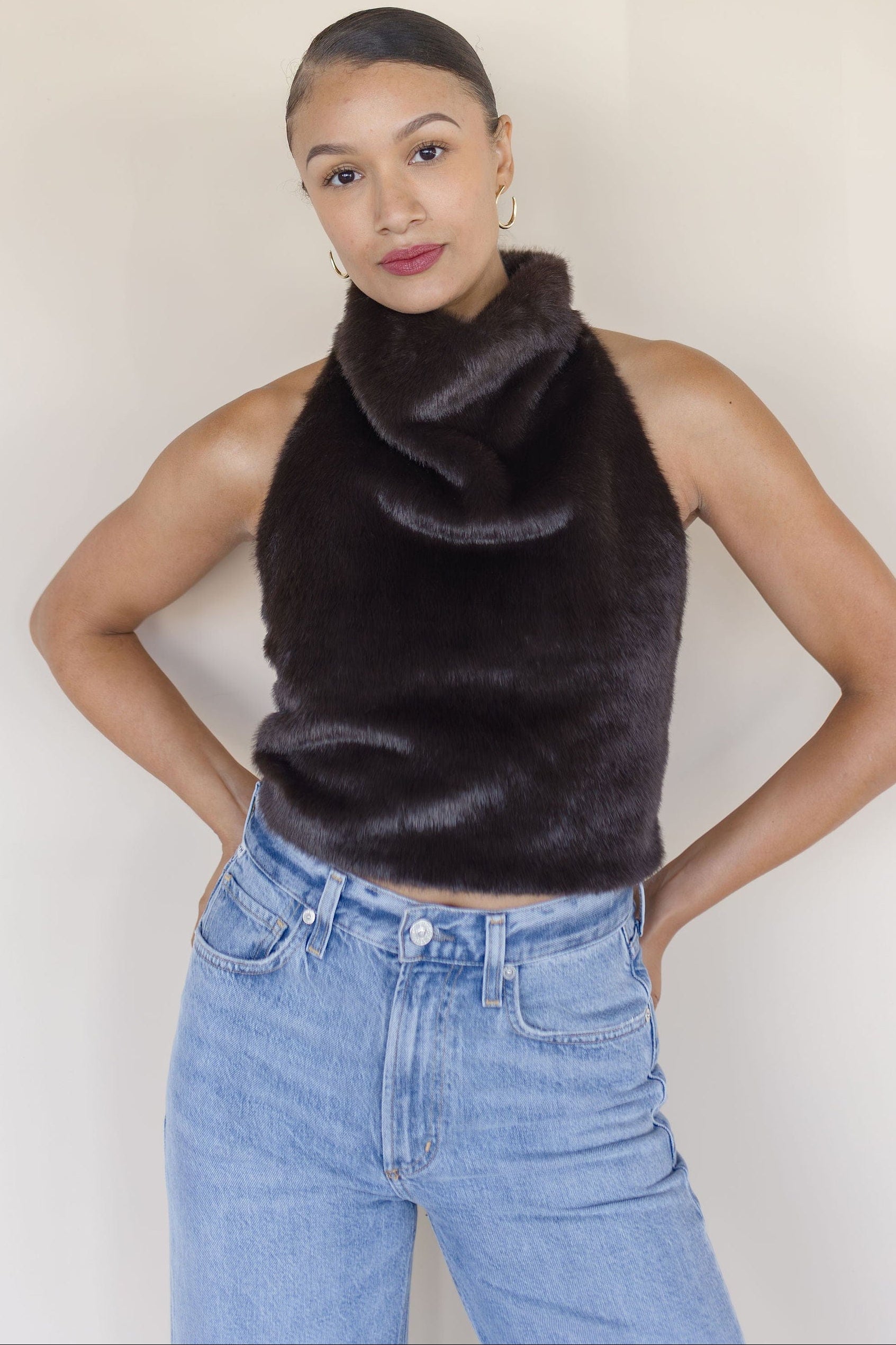 Cassidy Faux Fur Top