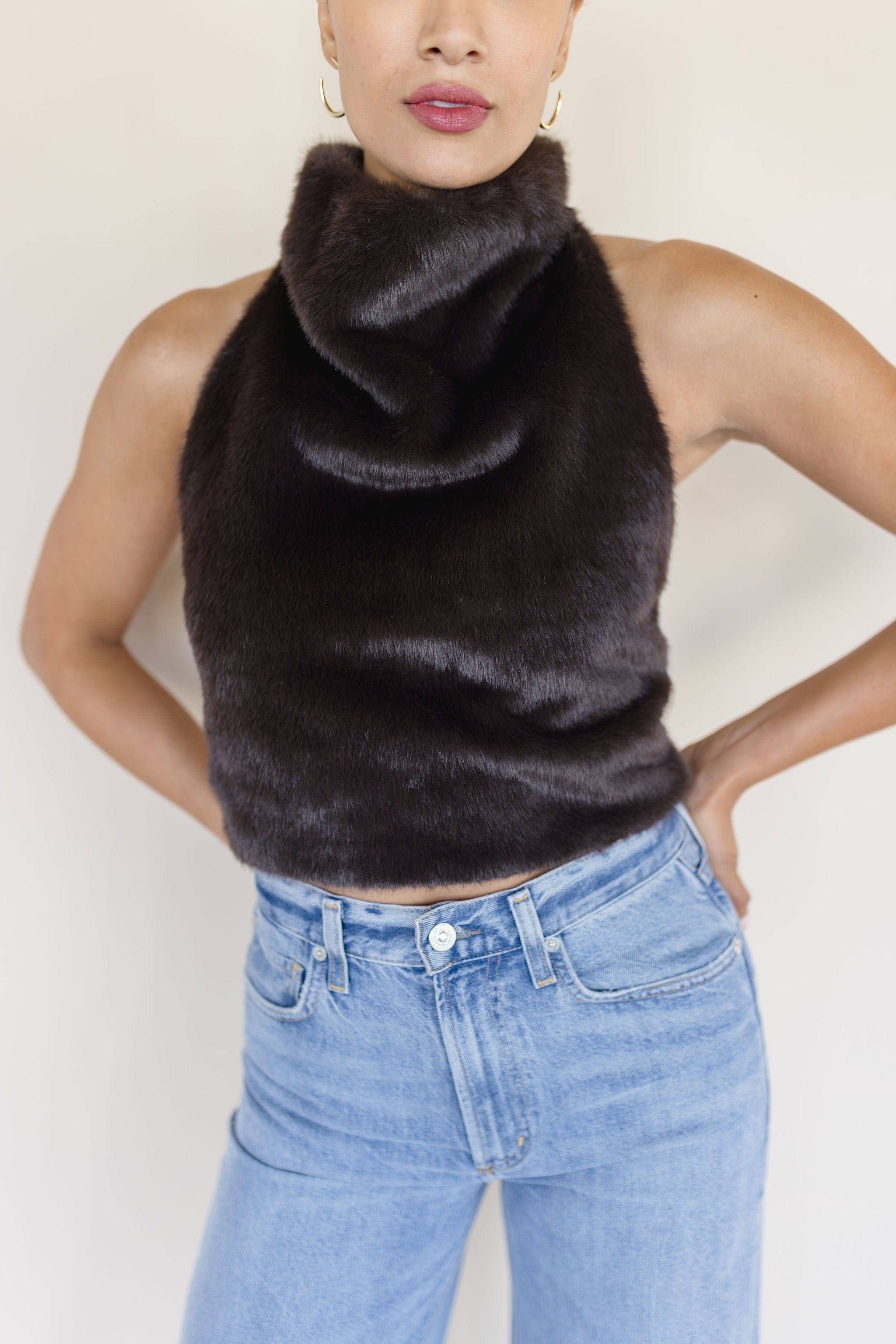 Cassidy Faux Fur Top