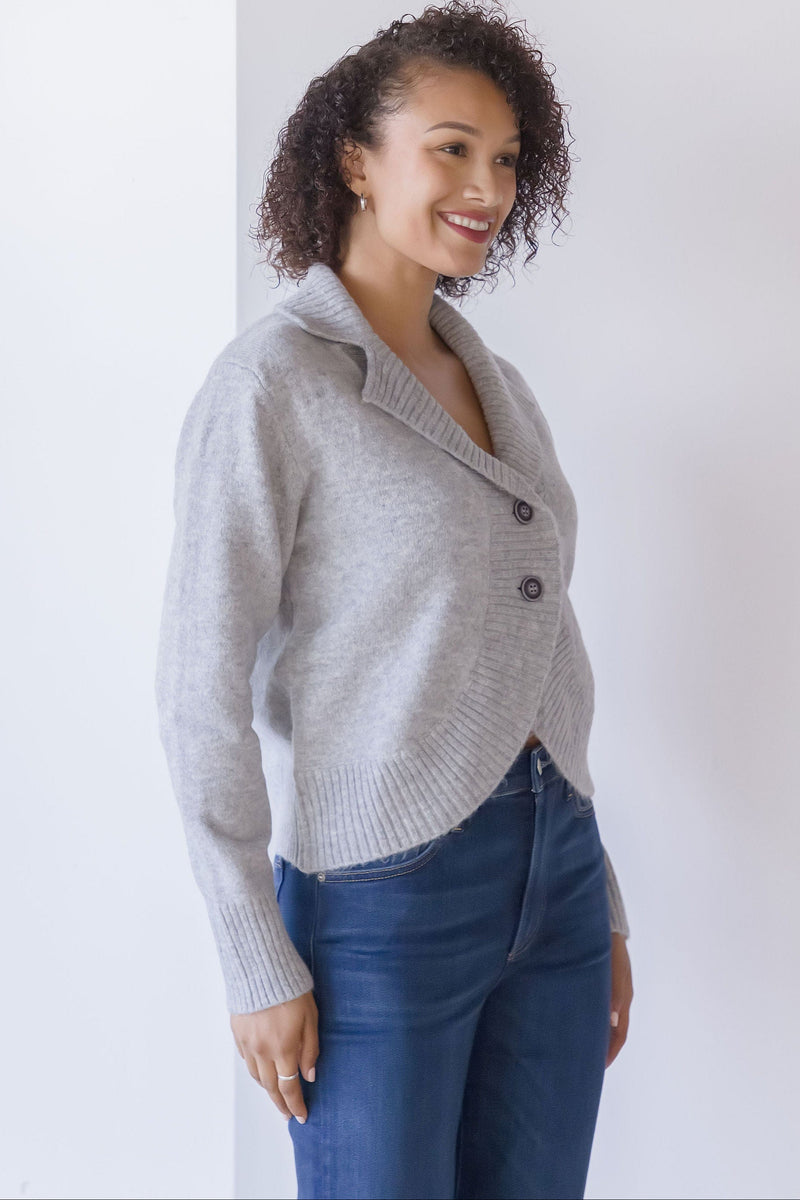 Betsy Curved Hem Cardigan Betsy Curved Hem Cardigan