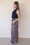 All Out Satin Leopard Pant