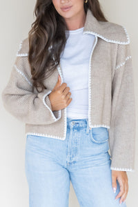 Helena Stitch Detailed Cardigan Helena Stitch Detailed Cardigan