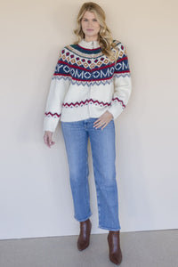 Alpine Zip Up Sweater