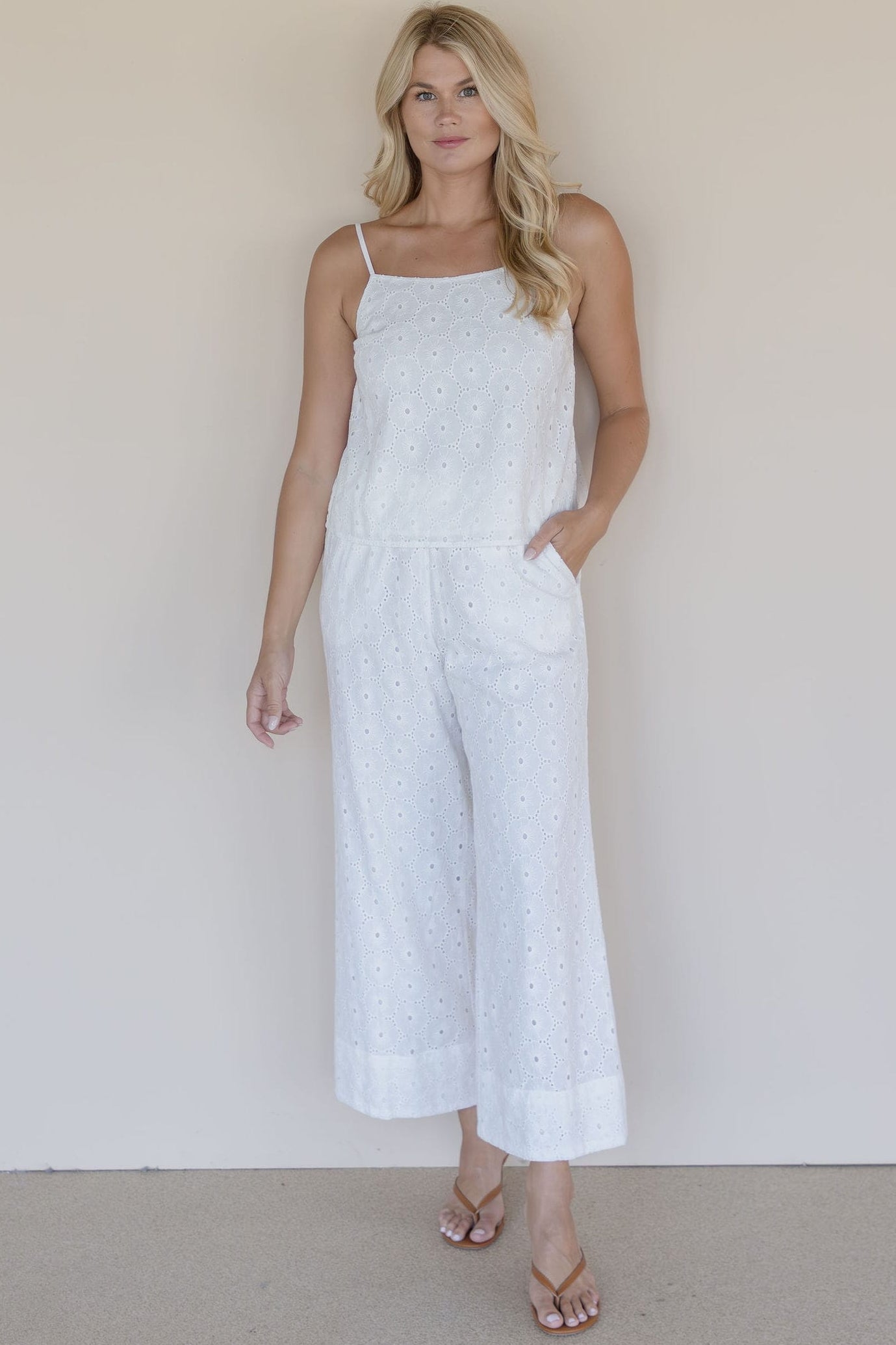 Elsie Eyelet Tank