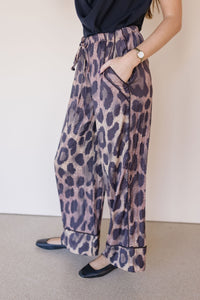 All Out Satin Leopard Pant