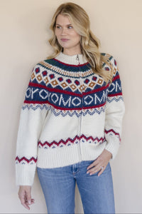 Alpine Zip Up Sweater