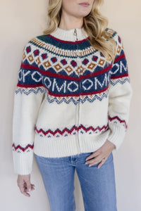 Alpine Zip Up Sweater