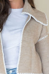 Helena Stitch Detailed Cardigan Helena Stitch Detailed Cardigan