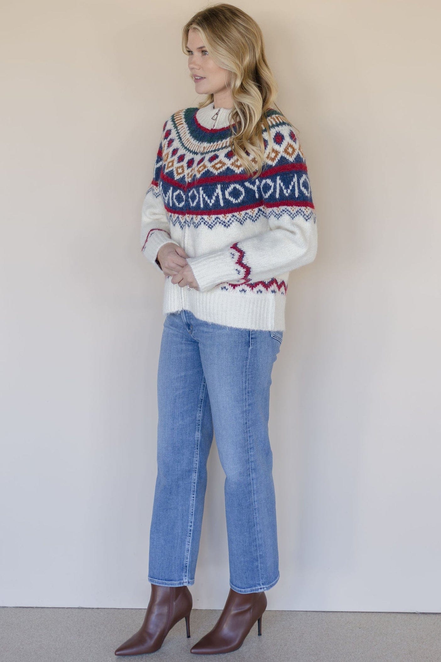 Alpine Zip Up Sweater