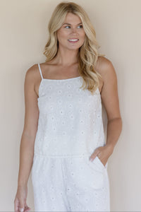 Elsie Eyelet Tank