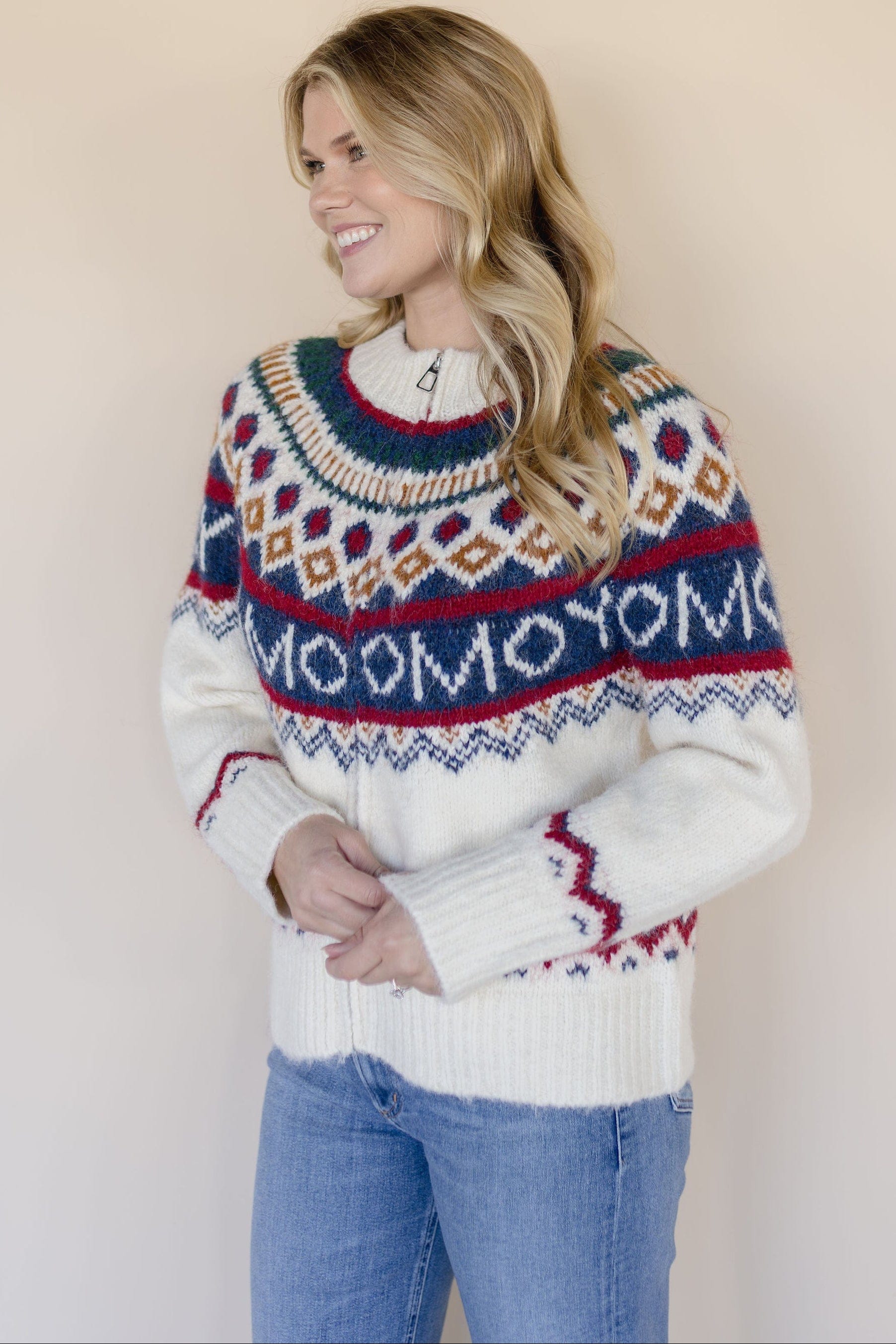 Alpine Zip Up Sweater