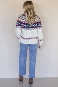 Alpine Zip Up Sweater