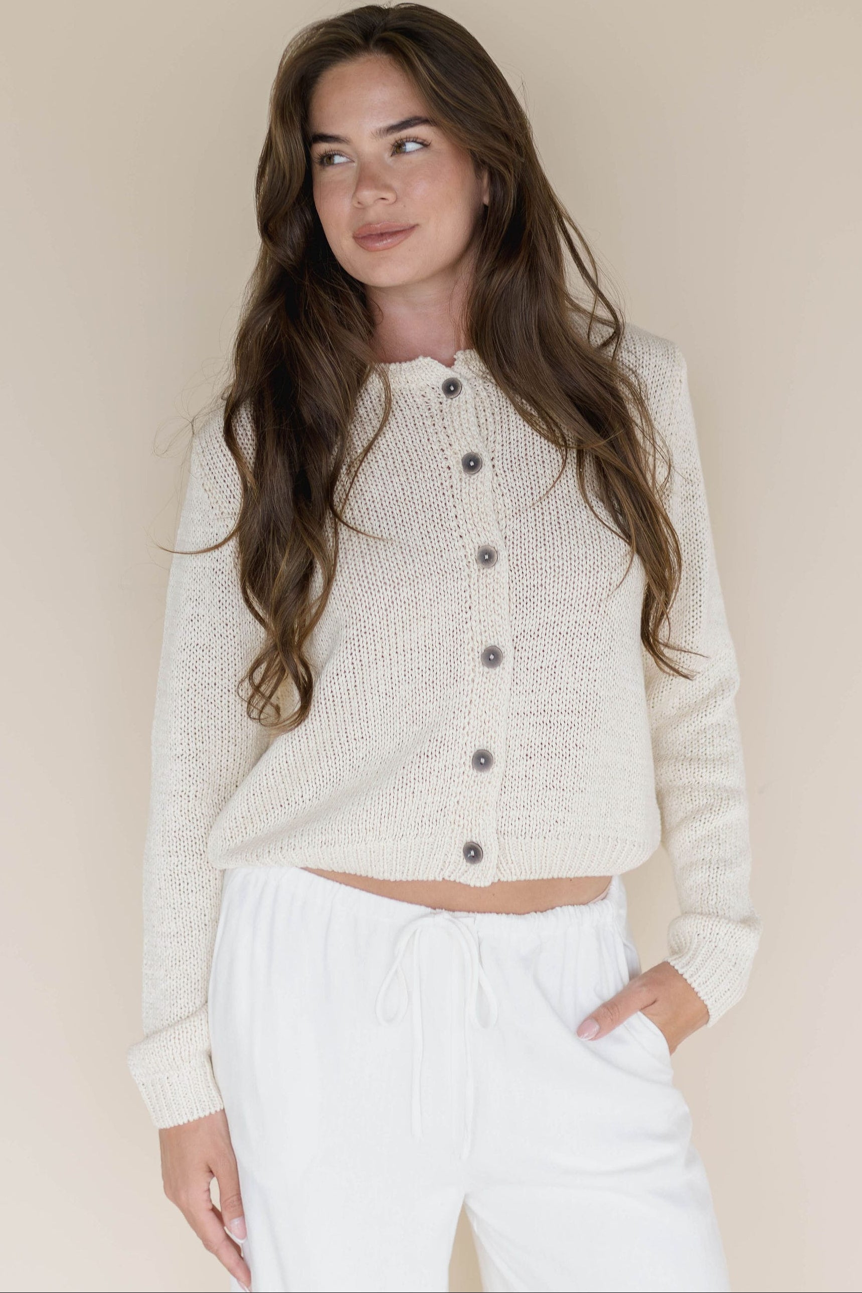 Ryan Button Front Cardigan