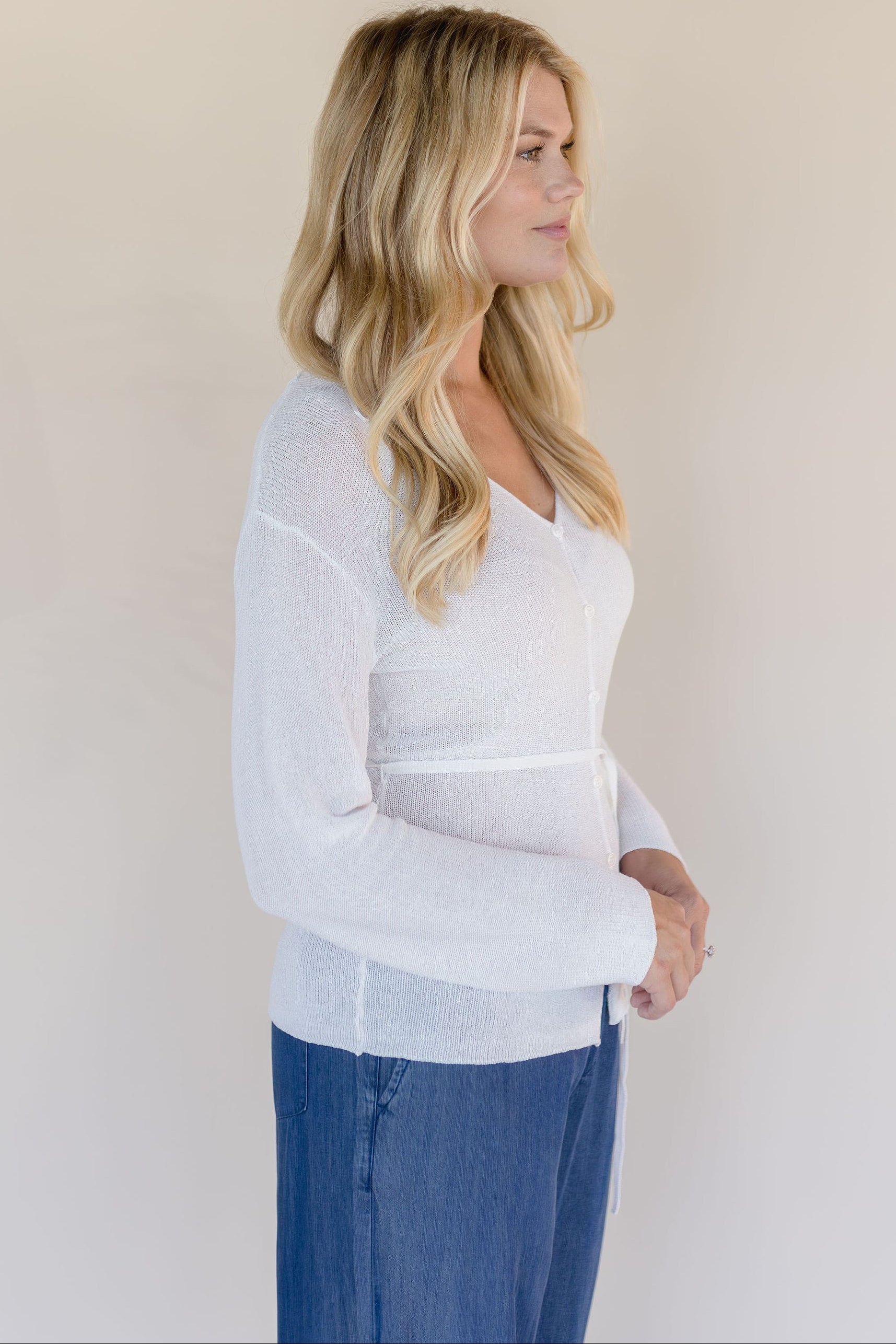 Reese Tie Waist Light Cardigan