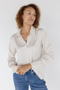 Tribecca Crinkled Button Down