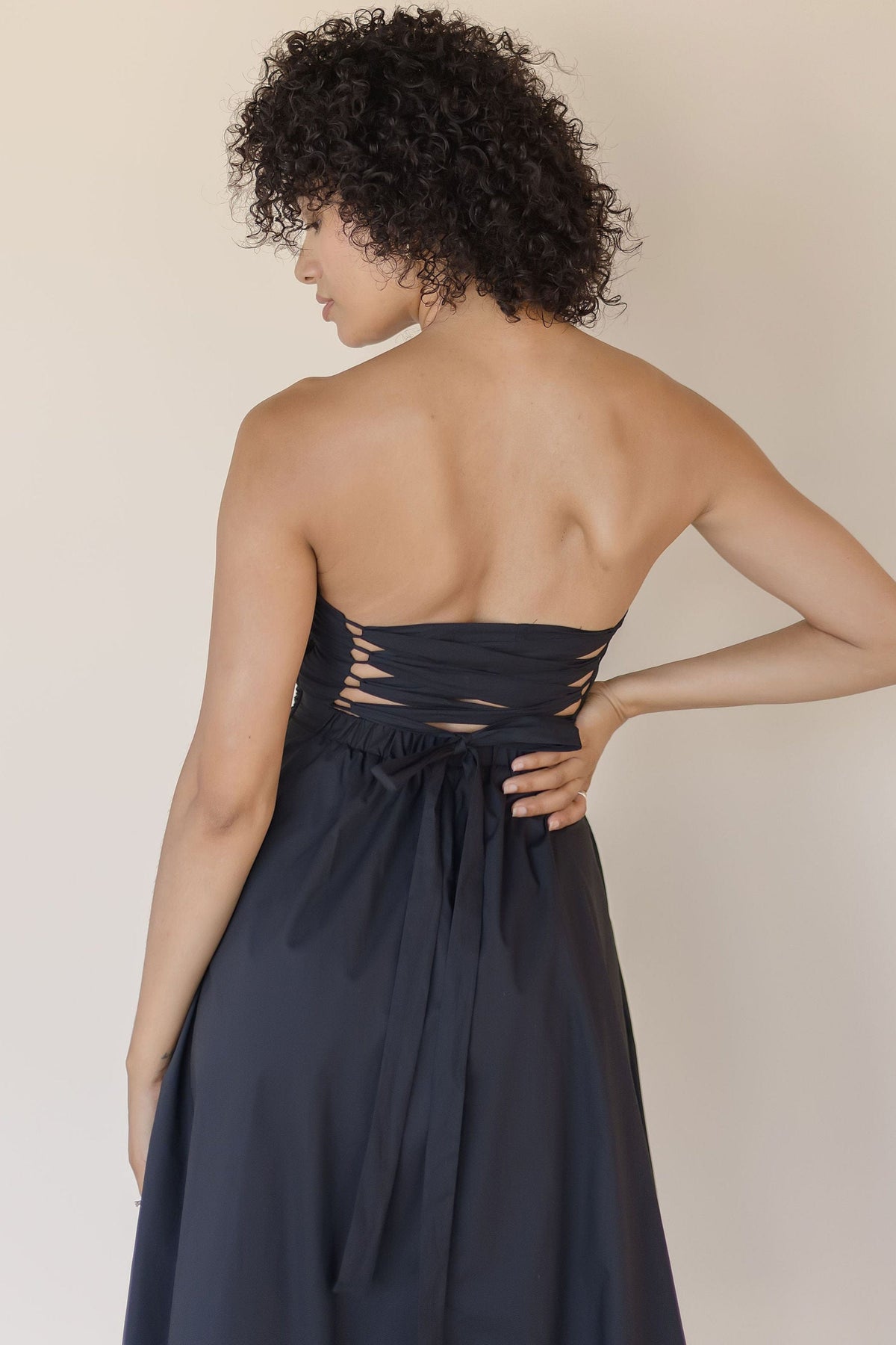 Crescent Kate Fit And Flare Back Tie Midi Dress | Wild Dove Boutique | San Diego,CA Crescent Kate Fit And Flare Back Tie Midi Dress | Wild Dove Boutique | San Diego,CA