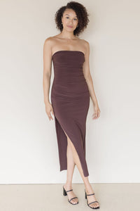 Roux Strapless Midi Dress Roux Strapless Midi Dress