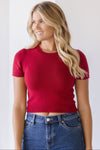 Kelbie Short Sleeve Sweater Top Kelbie Short Sleeve Sweater Top